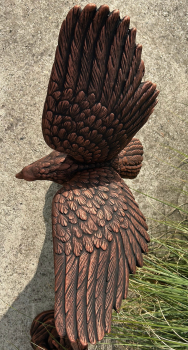 Adler, Steinfigur, Winterfest, Skulptur, Betonfigur