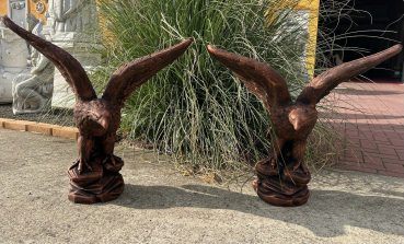 Gartenfigur, Adler, Skulptur, Steinfigur, Gartendeko, Frostsicher
