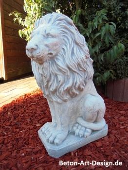 Preview: Löwen, Statue, Steinfigur, Skulptur, Gartendekoration