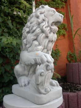 Löwe Steinfigur, Statue, Gartendekoration