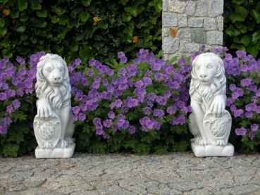 Preview: Löwen, Steinfiguren, Gartenfiguren, Skulpturen, Statuen