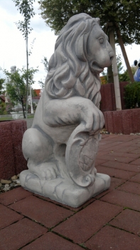 Preview: Löwen, Statue, Steinfigur, Skulptur, Gartendekoration