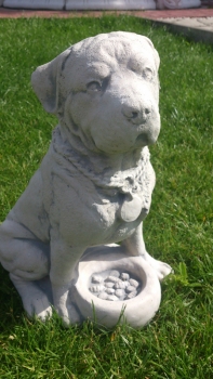 Preview: Hund, Gartenfiguren, Steinfiguren, Statuen, Skulpturen, Gartendekoration