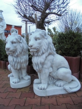 Preview: Löwen, Steinfiguren, Gartenfiguren, Skulpturen, Statuen