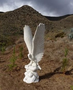 Adler Statuen, Steinfiguren, Skulpturen, Gartendekoration