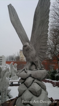 Adler Statuen, Steinfiguren, Skulpturen, Gartendekoration