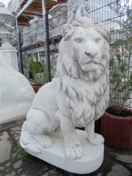 Preview: Löwen, Statue, Steinfigur, Skulptur, Gartendekoration