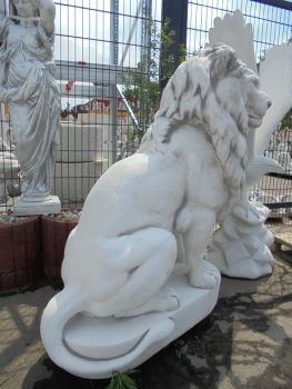Preview: Löwen Steinfiguren, Statue, Gartendekoration
