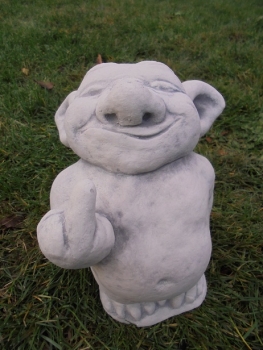 Preview: Troll, Statue, Steinfigur, Skulptur, Gartendekoration