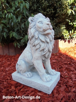 Preview: Löwen Steinfiguren, Statue, Gartendekoration