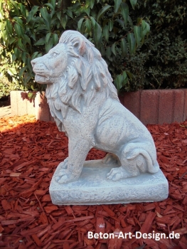 Preview: Löwen Steinfiguren, Statue, Gartendekoration