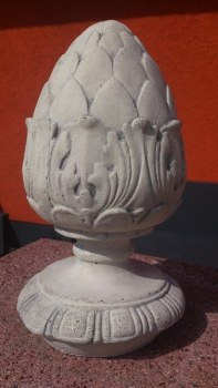 Pinienzapfen, Pfeilerschmuck, Obelisk, Pfeilerkappe, Gartendekoration