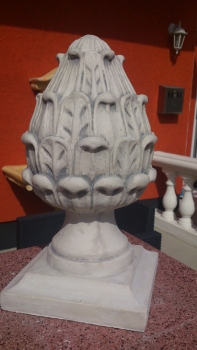 Pinienzapfen, Pfeilerschmuck, Obelisk, Pfeilerkappe, Gartendekoration
