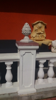 Preview: Pinienzapfen, Pfeilerschmuck, Obelisk, Pfeilerkappe, Gartendekoration