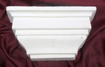 Preview: Gipsstuck Pilaster Kapitell Element im Gründerzeit Design