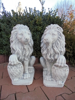 Löwe Steinfigur, Statue, Gartendekoration