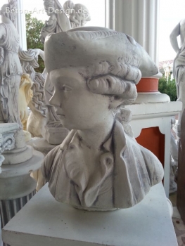 Preview: Büste, Skulptur, Steinfigur, Gartendekoration