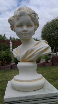 Preview: Büste, Skulptur, Steinfigur, Gartendekoration