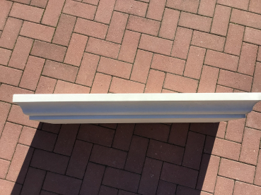 Preview: Treppenstufe, Beton, Steinguss, Frostsicher, Winterfest, Weißbeton, Gartendekoration