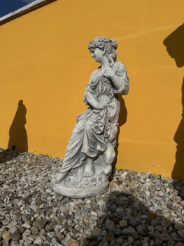 Preview: Sitzende Frauenfigur, Gartenfigur, Steinfigur