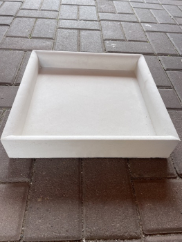 Preview: Untersetzer für Pflanzvasen / Untersetzer Wasserschale ca. 33,5 x 33,5 cm