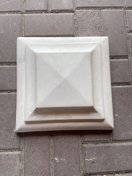 Pfeilerabdeckung Pyramide ca. 33,5 x 33,5 cm