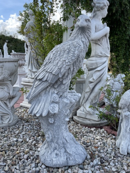 Preview: Adler auf Stamm, Adlerfigur