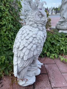 Preview: sitzende Eule, Tierfigur