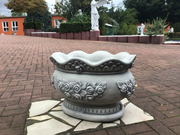 Blumenschale, Vase, Pflanzschale, Steinschale, Park & Gartendekoration, Steinguss
