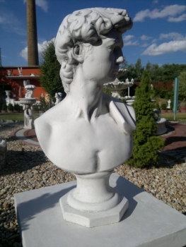 Preview: Büste, Skulptur, Steinfigur, Gartendekoration