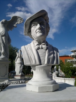 Büste, Skulptur, Steinfigur, Gartendekoration