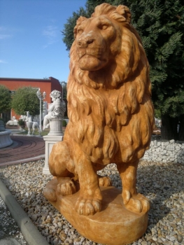 Preview: Löwen, Statue, Steinfigur, Skulptur, Gartendekoration