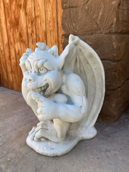 Preview: Steinfigur, Gargoyle, Skulptur, Steinguss, Frostsicher, Wächter
