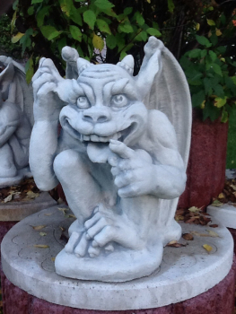 Preview: Gargoyle, Starue, Steinguss, Gartenfigur, Skulptur