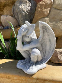 Preview: Gargoyle, Skulptur, Frostsicher, Gartendekoration, Gartenfigur