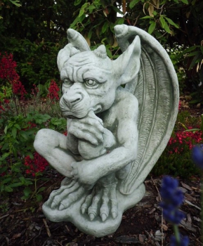 Gargoyle, Skulptur, Steinfigur, Frostsicher, Gartenfigur