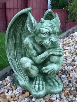Gartenfigur, Gargoyle, Skulptur, Steinfigur, Steinguss