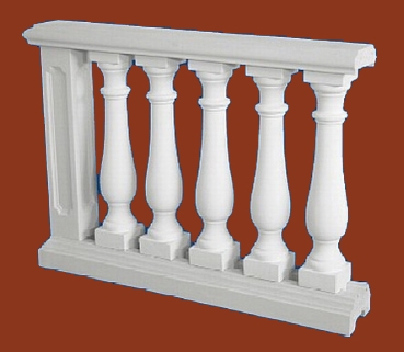Preview: Balustraden Balustradengeländer 92cm hoch