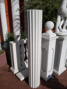 Säule, Betonsäule, Steinsäule, Gartensäule, Kapitel, Basis