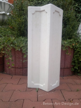 Pfeiler, winkel für Balustraden / Zäune, Steinguss, Park & Gartendekoration, Bauelement