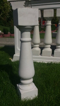 Baluster für Balustrade . 21 Kg Höhe 72,5 cm, Park & Gartendekoration, Steinguss, Geländer