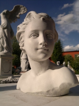 Preview: Büste, Skulptur, Steinfigur, Gartendekoration
