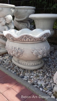 Amphore, Steinvase, Pflanzschale, Steinschale, Steinguss, Gartendekoration