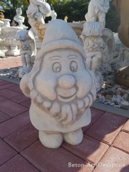 Preview: Zwerg, Troll, Wichtel, Skulptur, Steinfigur mit Pflanztopf