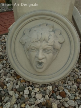 Bacchus, Relief, Wandbild, Steinguss, Fassadenstuck, Stuck, Ornament