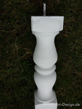Preview: Baluster "midi" für Balustrade 45 cm hoch, Park & Gartendekoration, Steinguss, Geländer