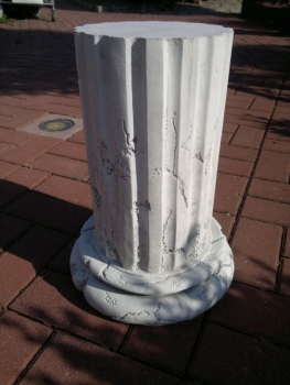 Oberteil mit Kapitell Endteil für Endlossäule, Park & Gartendekoration, Betonsäule