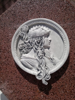Relief, Wandbild, Steinguss, Fassadenstuck, Stuck, Ornament