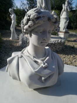 Büste, Skulptur, Steinfigur, Gartendekoration