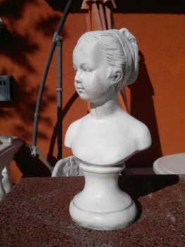 Preview: Büste, Skulptur, Steinfigur, Gartendekoration